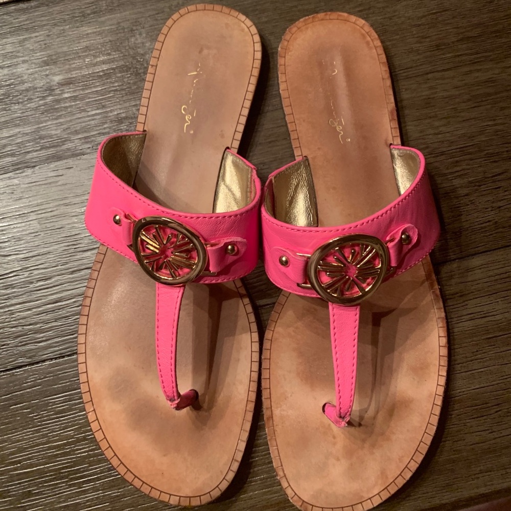 Lilly Pulitzer Pink Sandals